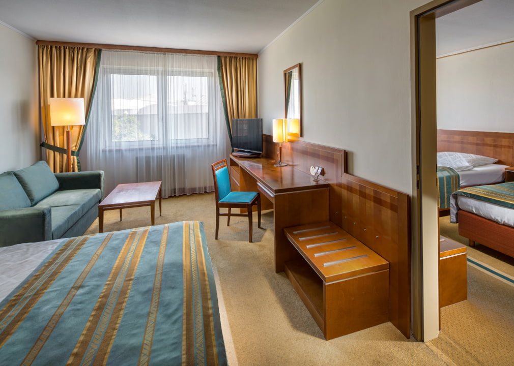 Eine Qualität, die Sie einfach nicht finden werden! Unsere Zimmer sind so gestaltet, dass Sie sich wie zu Hause fühlen - machen Sie sich bereit zu entspannen.